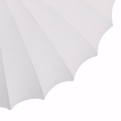 Savionne White Silk Seashell Flush Mount Light