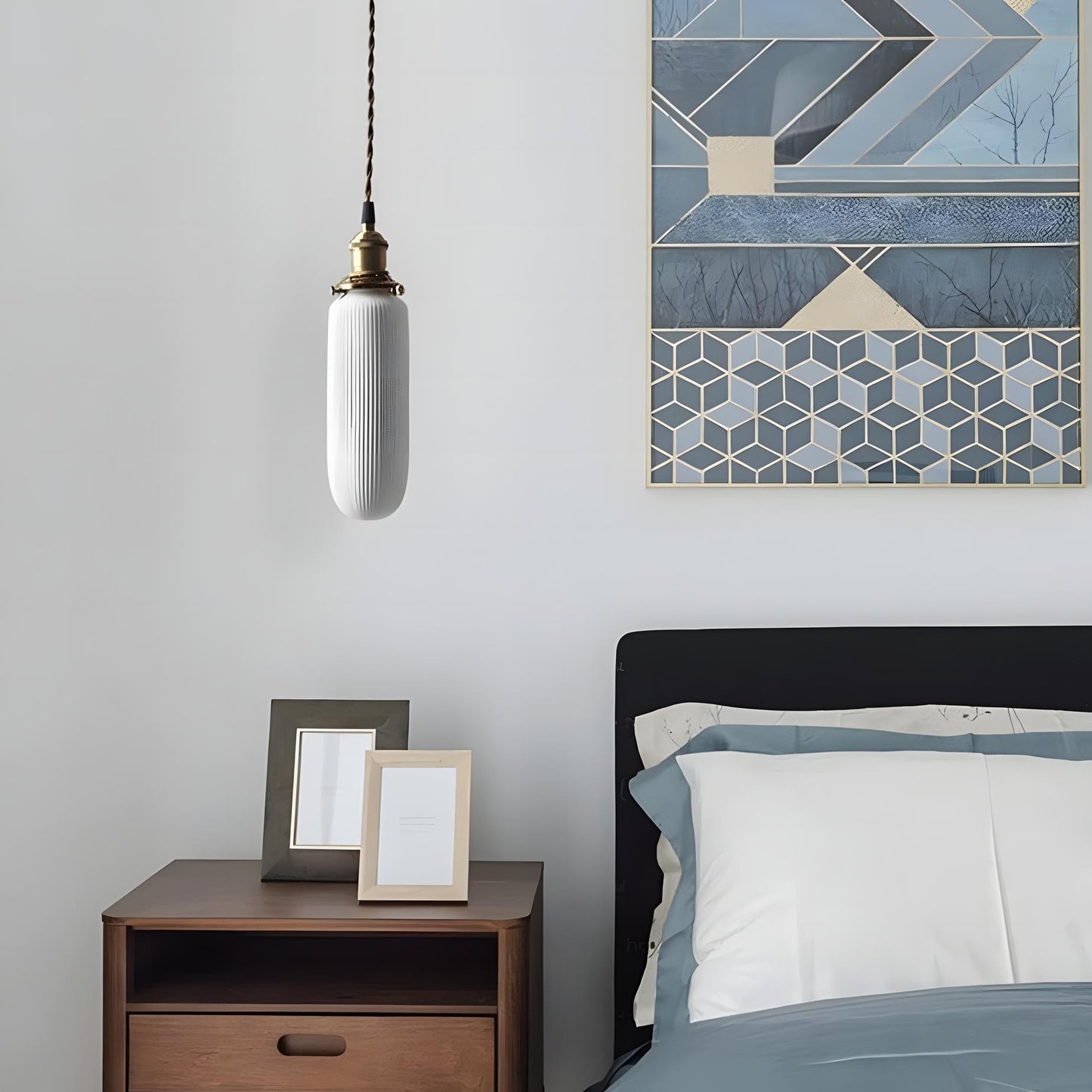 Elena Sjöborre Art Deco Stripe Pendant Light