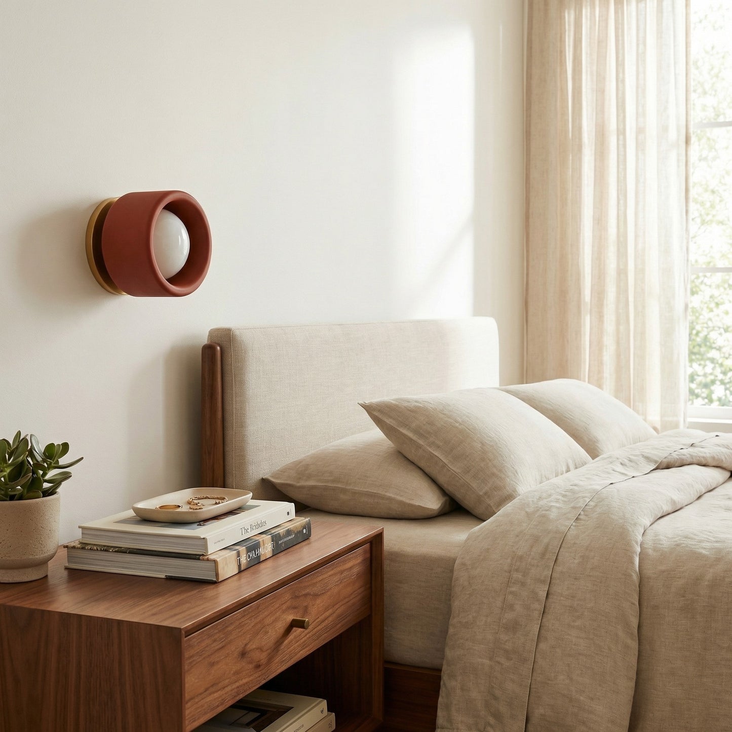 Aura Modern Porcelain Sconce