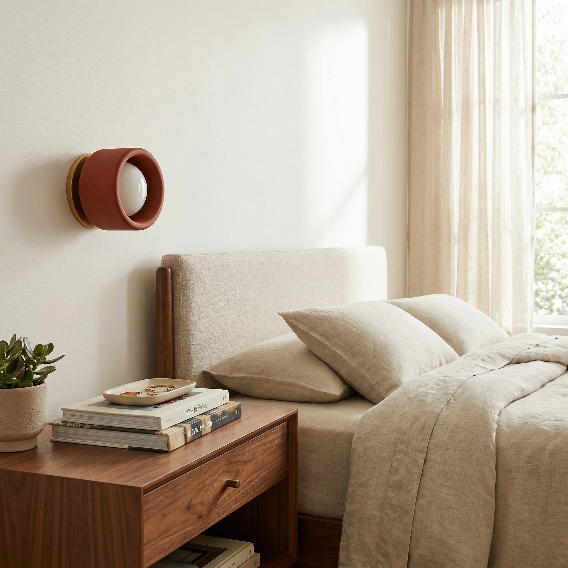 Aura Modern Porcelain Sconce