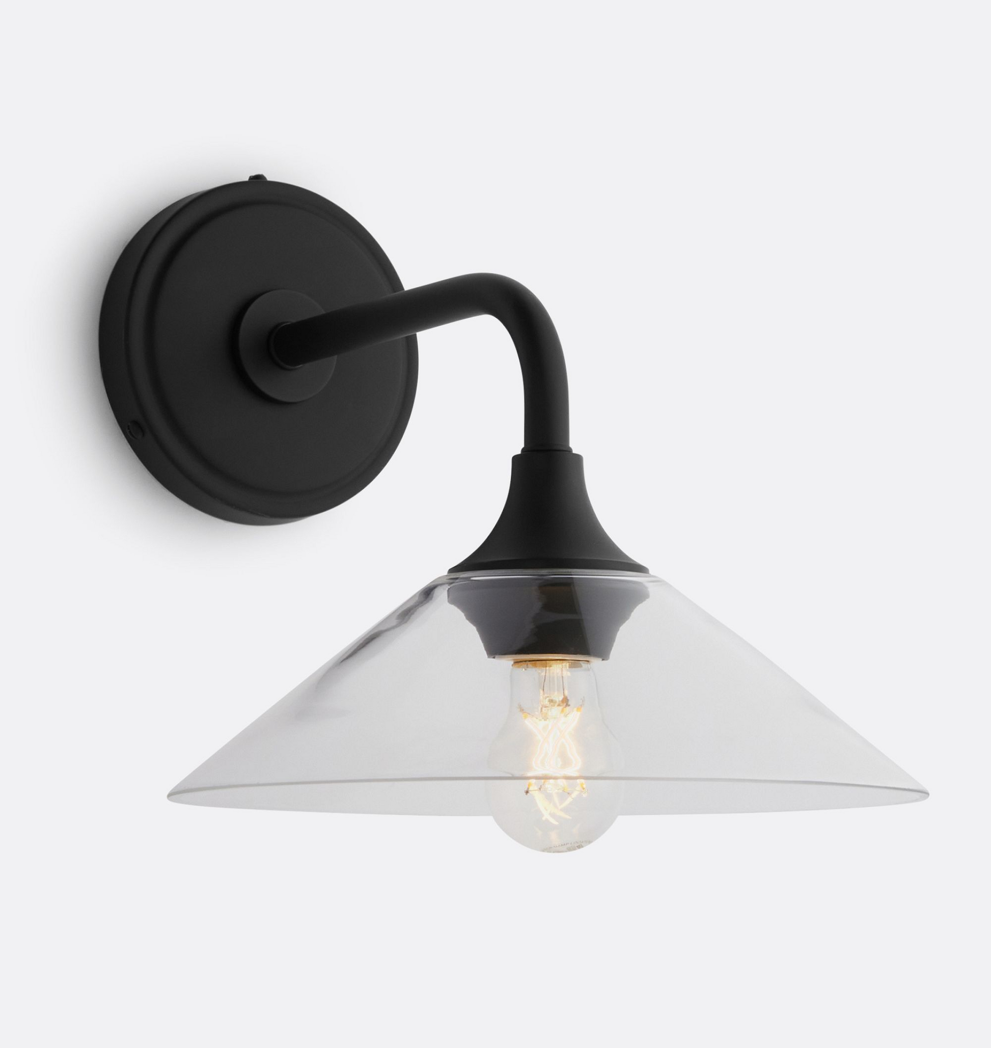 Musara Minimalist Glass Shade Wall Light