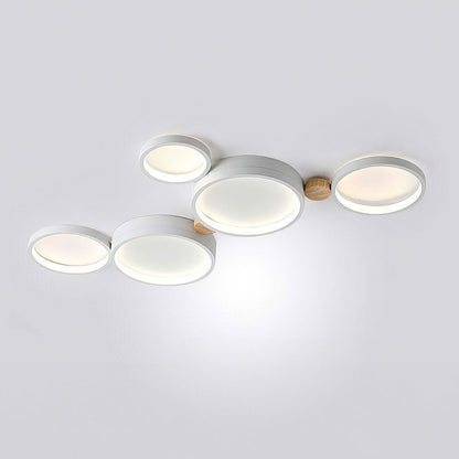 Phelith Modern Scandinavian Circle Ceiling Light