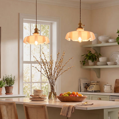 Jovianth French Cream Flower Single Pendant Light