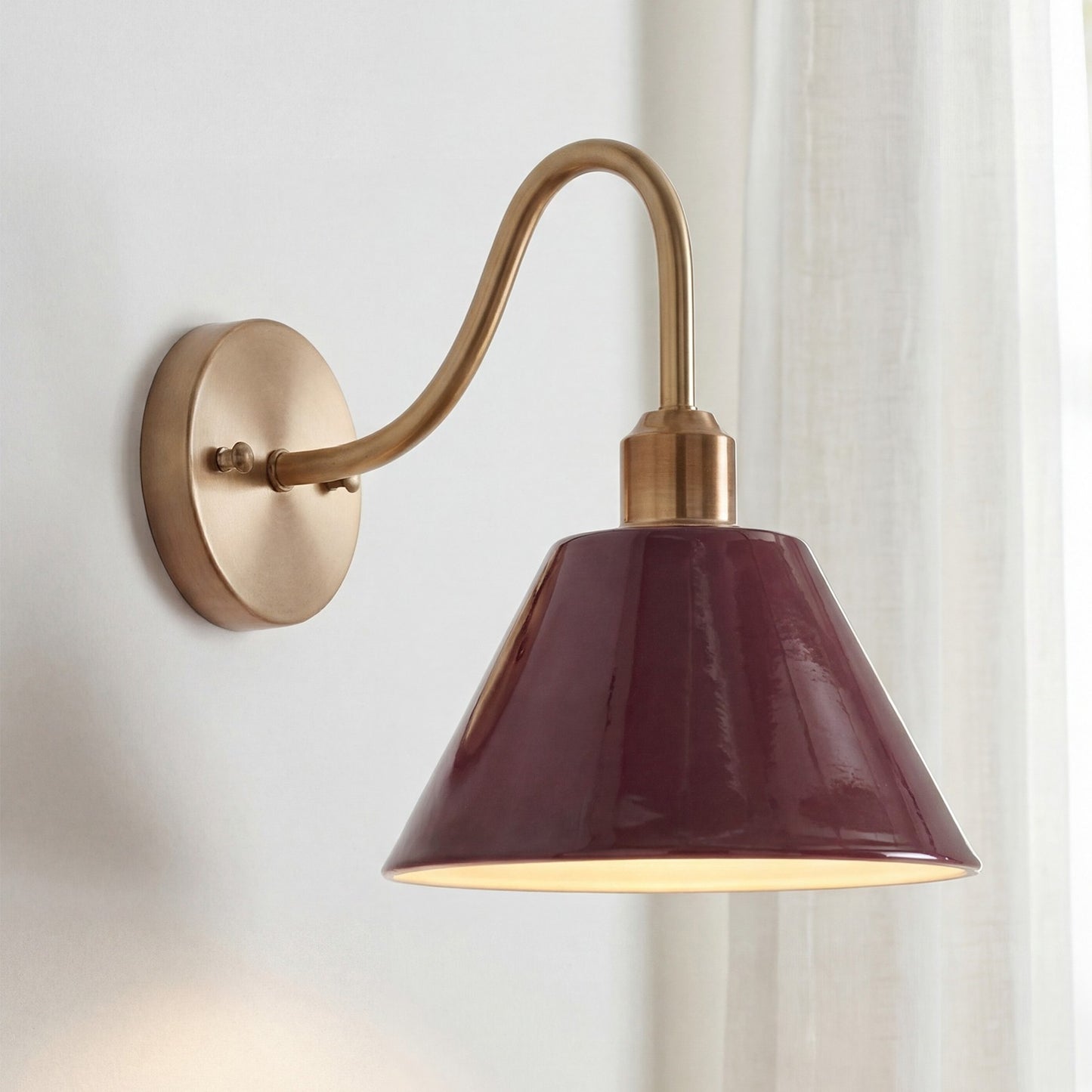 Ferm Minimalist Industrial Tapered Sconce