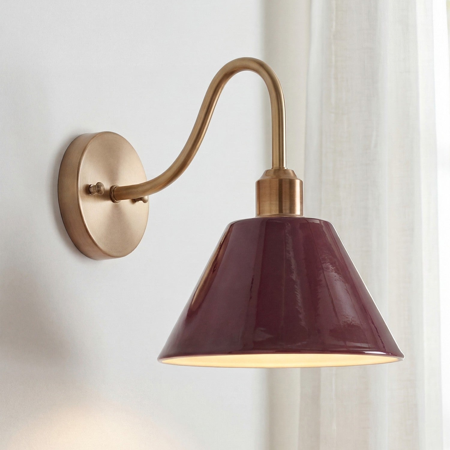 Ferm Minimalist Industrial Tapered Sconce