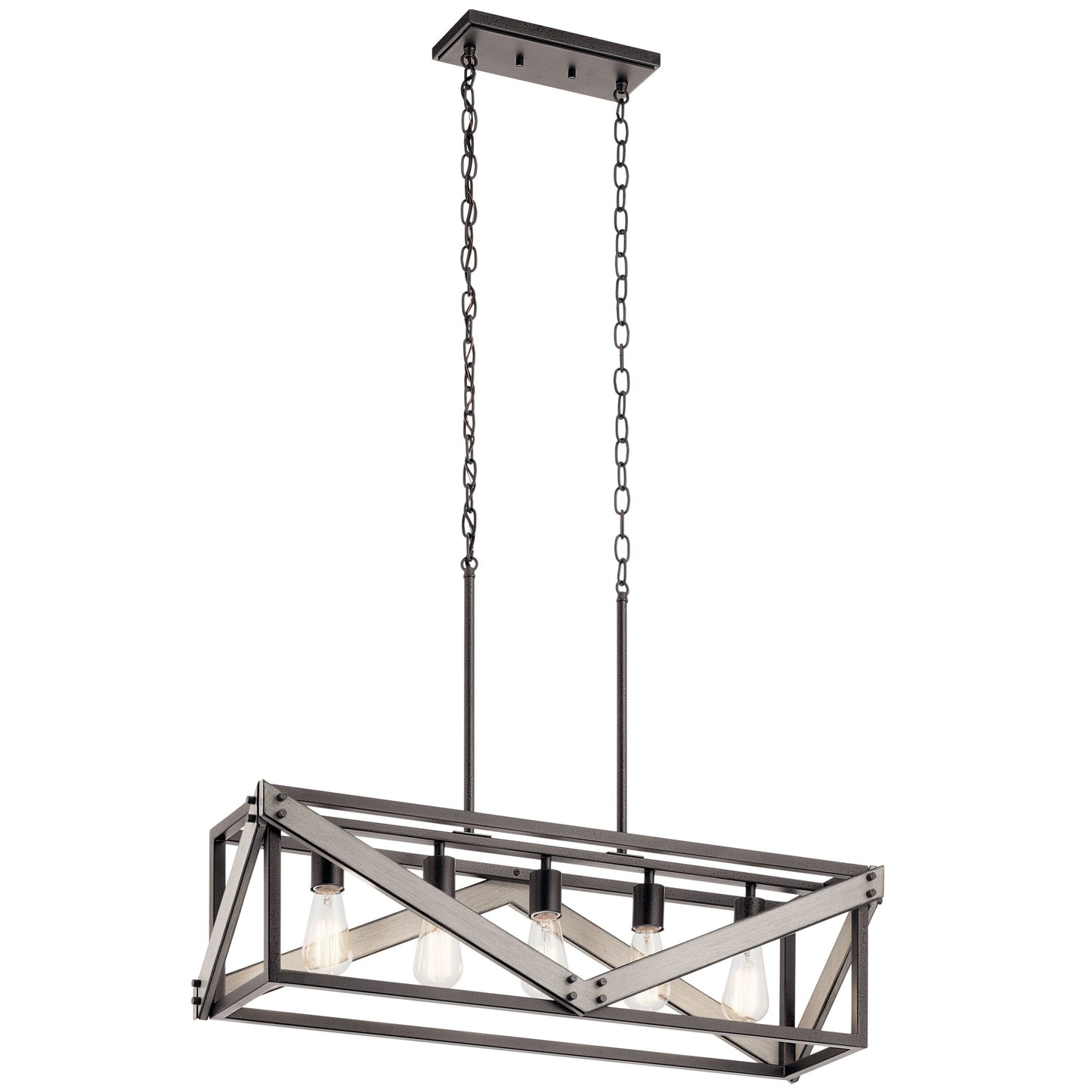 Karnor Vintage Cage Dry Rated Chandelier