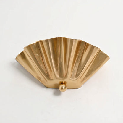 Imara Antique Brass Flower Wall Sconce