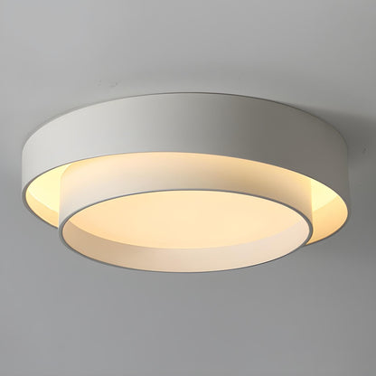 Melady Nordic Irregular Double-Layer Circular Ceiling Light