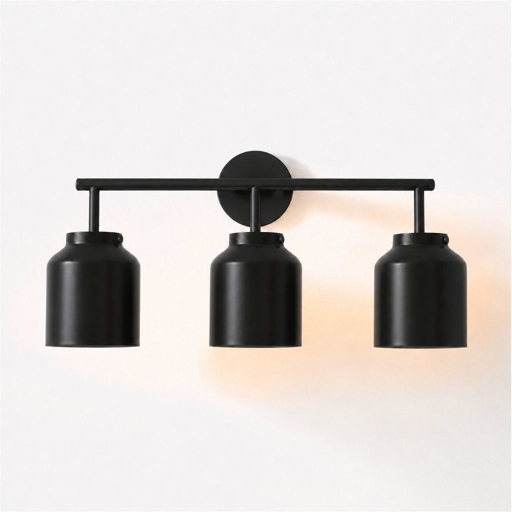 Drilon Modern 3-Light Milk Glass Bathroom Sconce