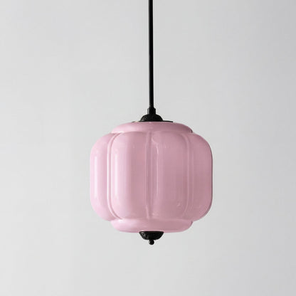 Cyrilith Vintage Milk Glass Oiled Brass Eloise Pendant light
