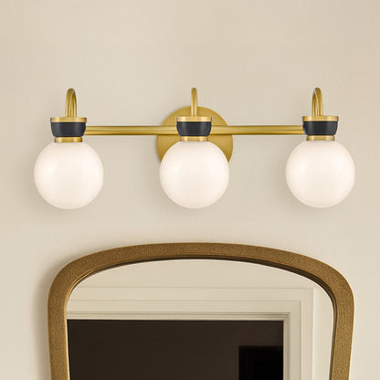 Theodore Vintage Opal Glass Wall Sconce