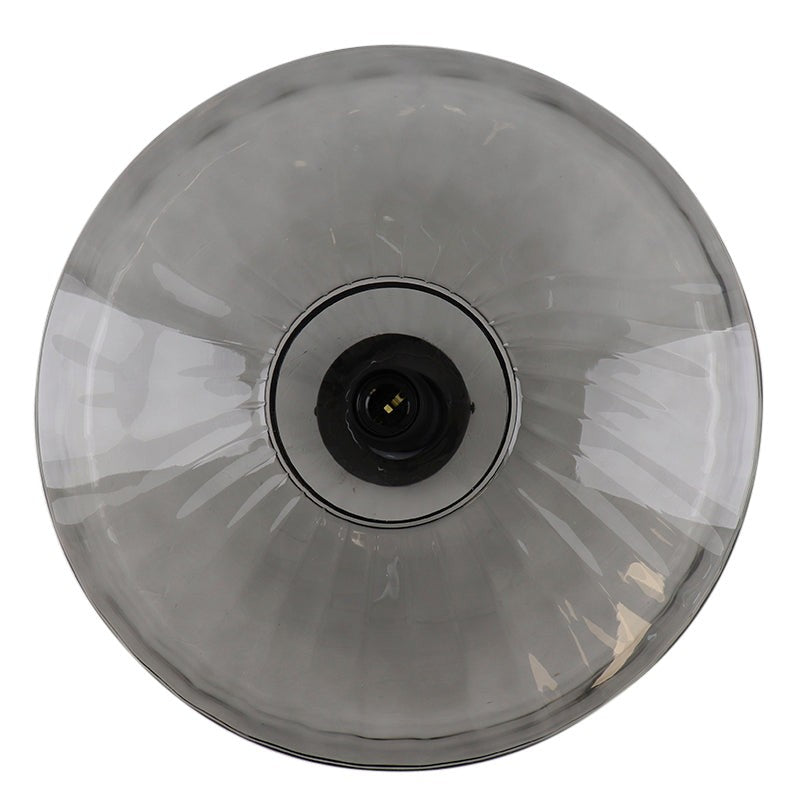 Ember Vintage Multi Color Water Ripple Glass Ceiling Light