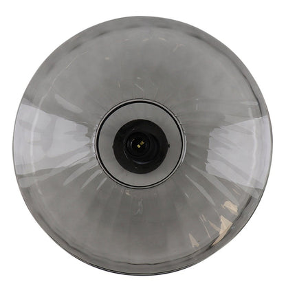 Ember Vintage Multi Color Water Ripple Glass Ceiling Light