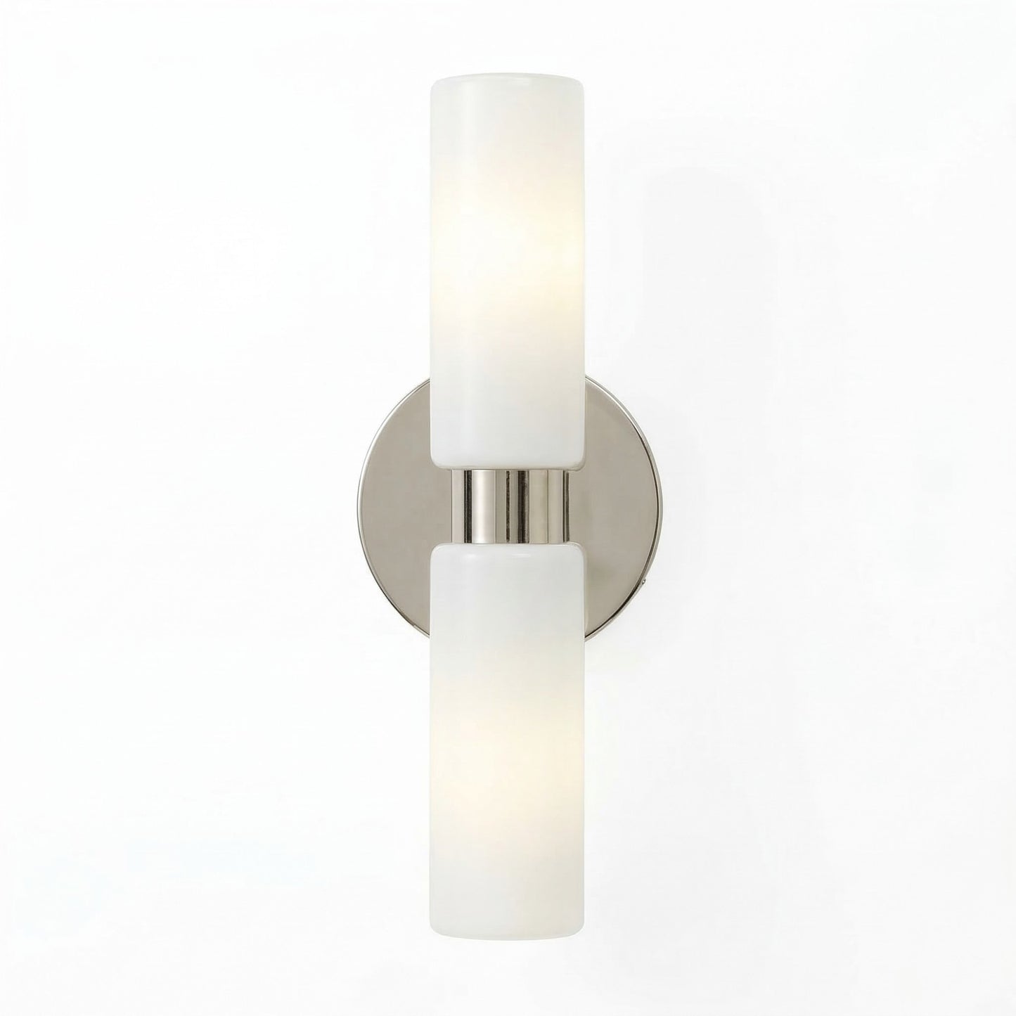 Sinclair Minimalist Glass Double Short Wall Light