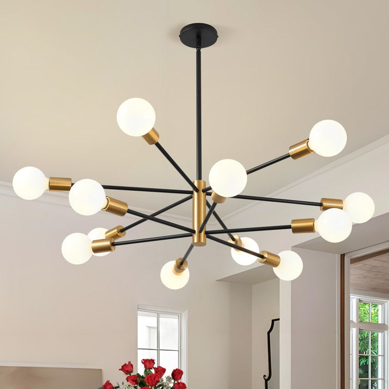 Drayven Modern Tiered Sputnik Metal Chandelier