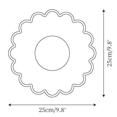 Ailish Modern Travertine Flower-Shaped Wall Lamp
