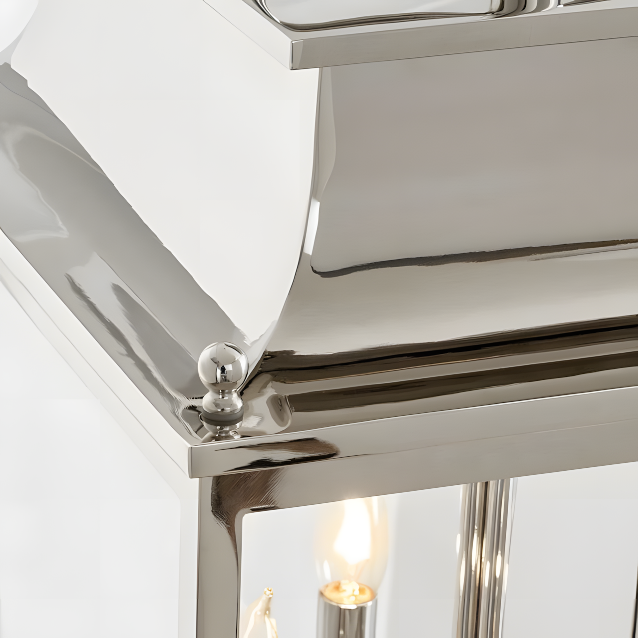 Marcellus Classic Metal Clear Glass Outdoor Lantern Pendant Light
