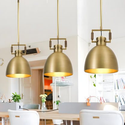 Hazel Industrial Style Metal Shade Pendant Light