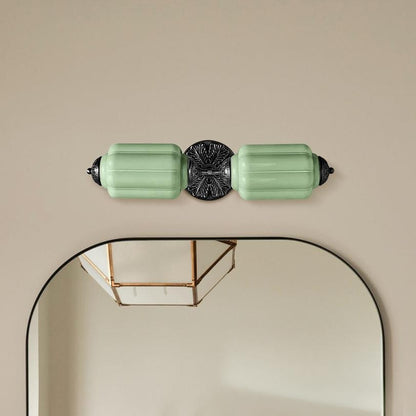 Vintage Elegant Milk Glass Eloise Wall Sconce - Retro Accent Lighting for Bathroom\Bedroom\Hallway