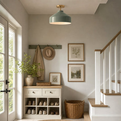 Drilon Nordic Morandi Metal Flush Mount Ceiling Light