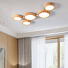 Phelith Modern Multi Heads Wood LED Ceiling Light