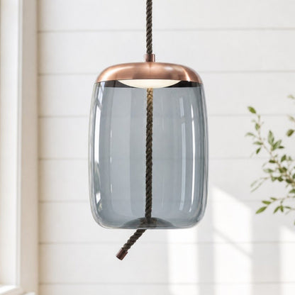 Lewis Modern LED Geometric Glass Pendant Light