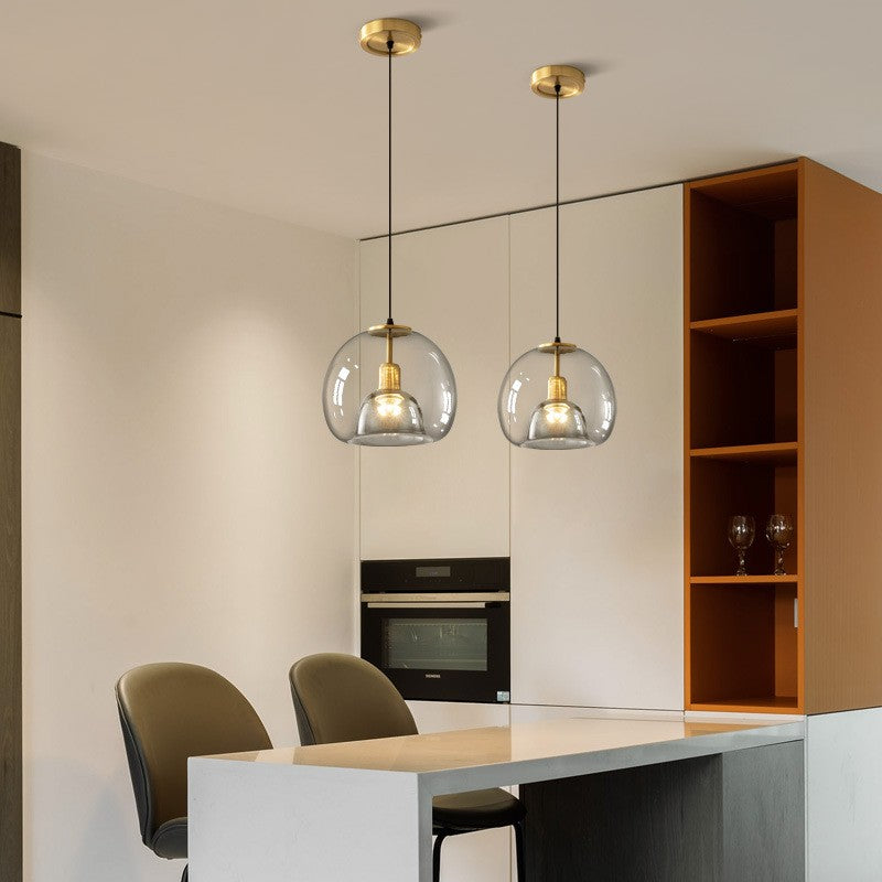 Priya Farmhouse Glass Kitchen Ceiling/Pendant Lighting