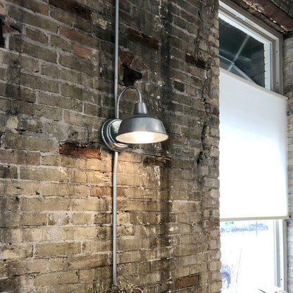 Anders Industrial Metal Dome Wall Sconce