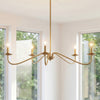 Charis Rustic 5 Light Metal Chandelier