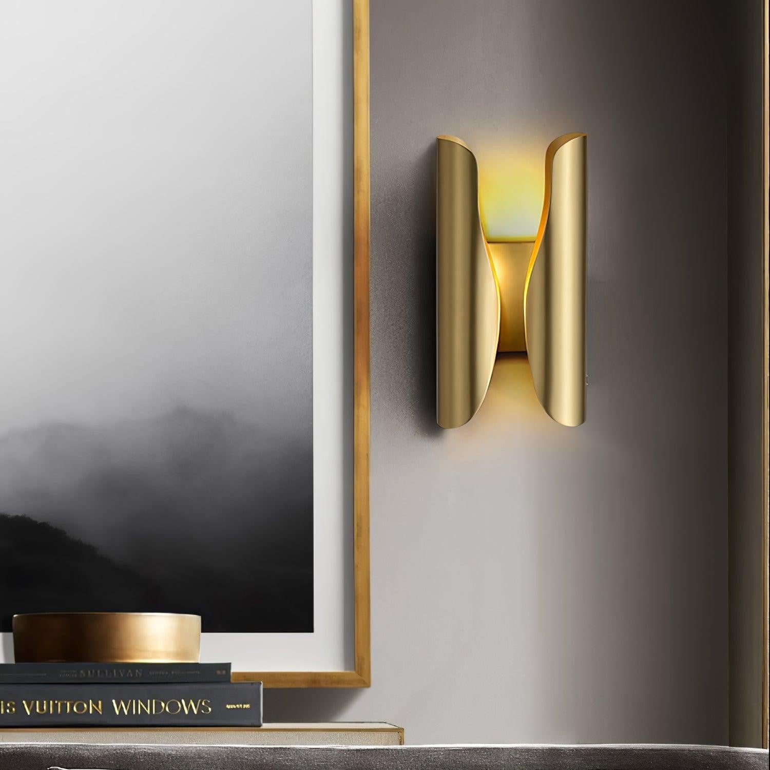 Thoven Modern H-Shaped Metal Wall Sconce