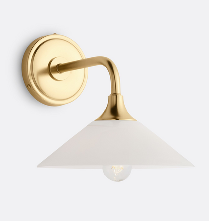 Musara Minimalist Glass Shade Wall Light