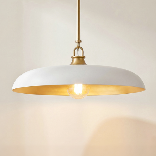 Leila Industrial Rustic Bronze Cone Shade Pendant Light
