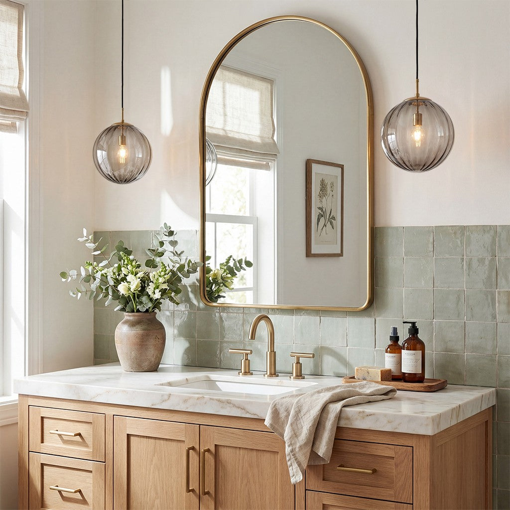 Tamsin Beading Glass Ball Pendant Light