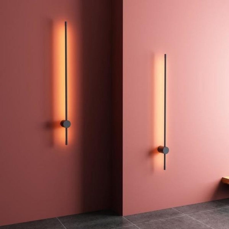 Aaradhya Modern Minimalist Rotatable Linear Black LED Wall Light