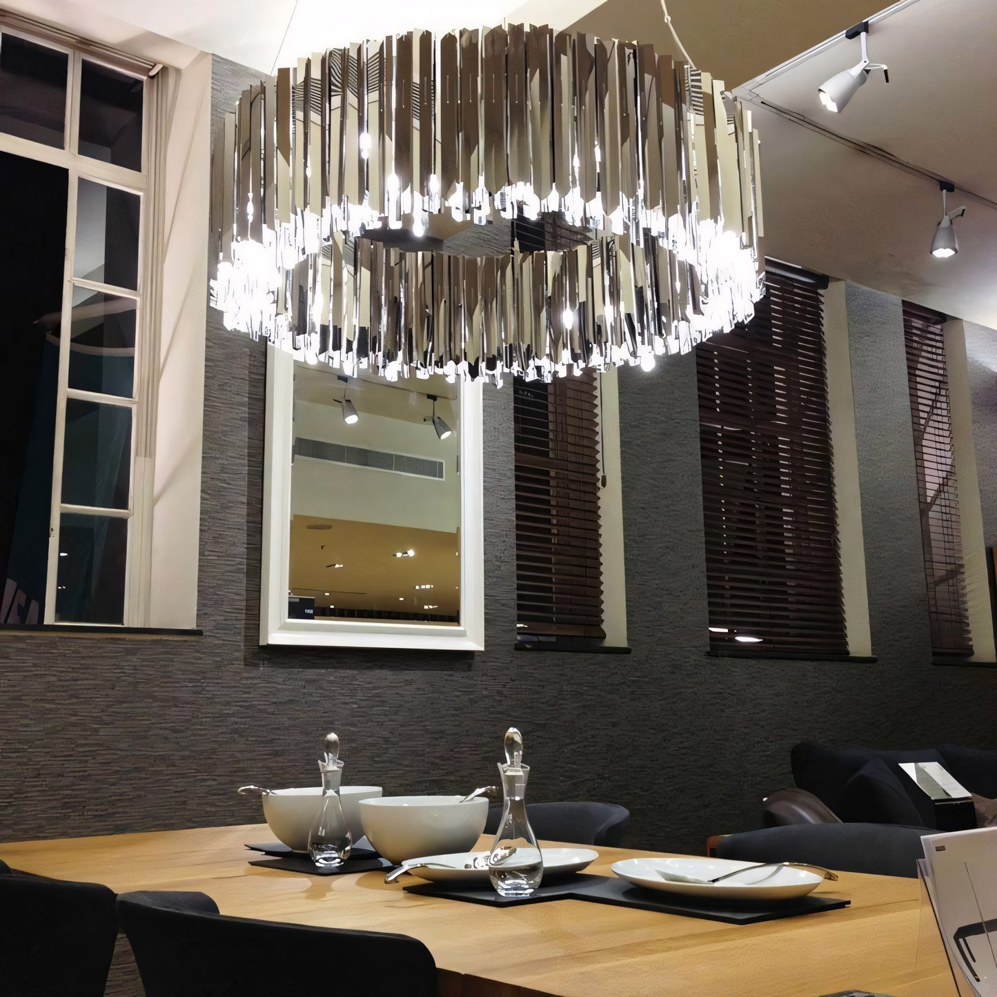 Jasper Facet Chandelier Collection