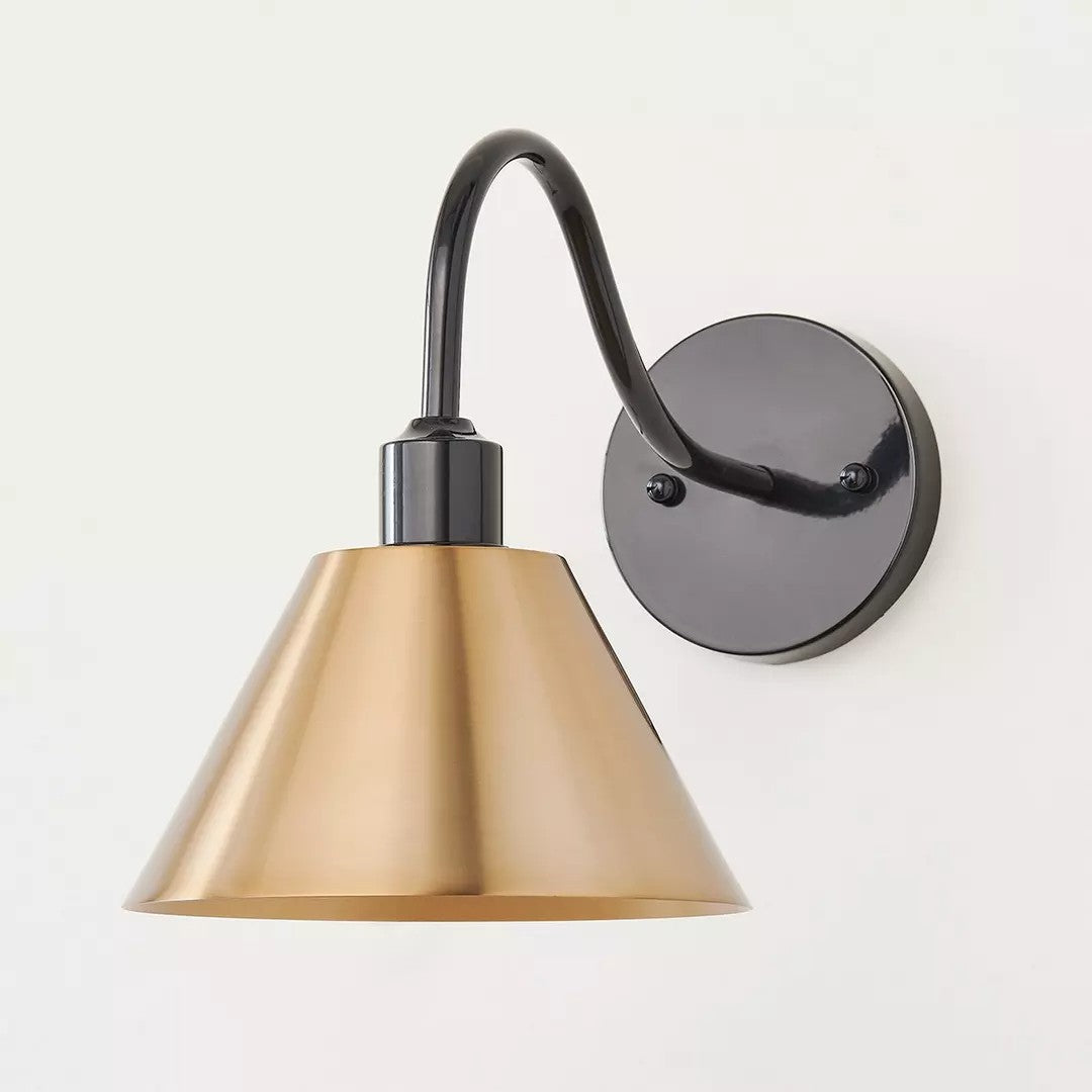 Ferm Minimalist Industrial Tapered Sconce