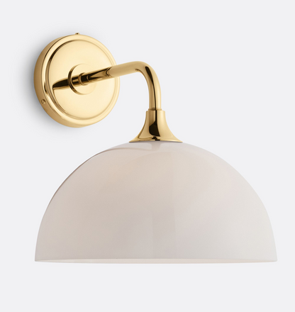 Musara Minimalist Glass Shade Wall Light