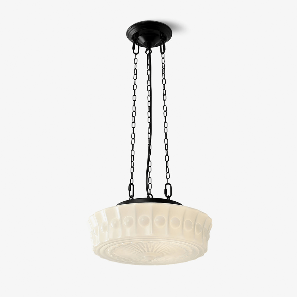 Jeevika Vintage Art Classic Round Personalized Pendant Light