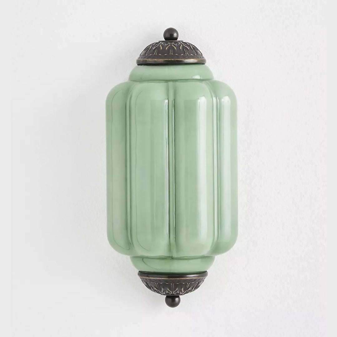 Vintage Elegant Milk Glass Eloise Wall Sconce - Retro Accent Lighting for Bathroom\Bedroom\Hallway