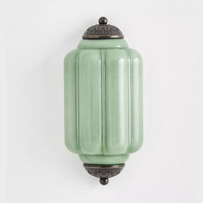 Vintage Elegant Milk Glass Eloise Wall Sconce - Retro Accent Lighting for Bathroom\Bedroom\Hallway