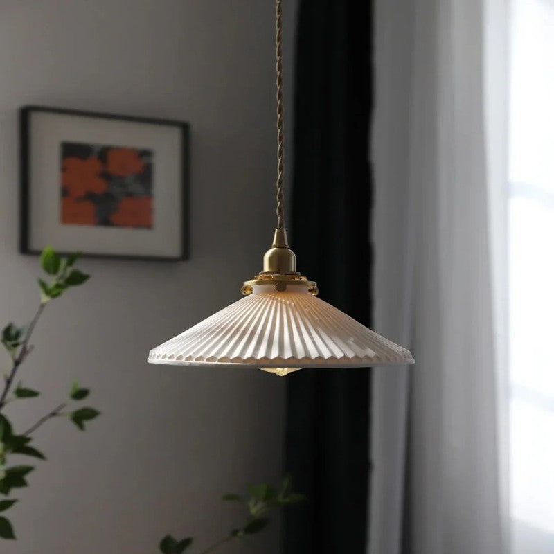 Elena Sjöborre Art Deco Stripe Pendant Light