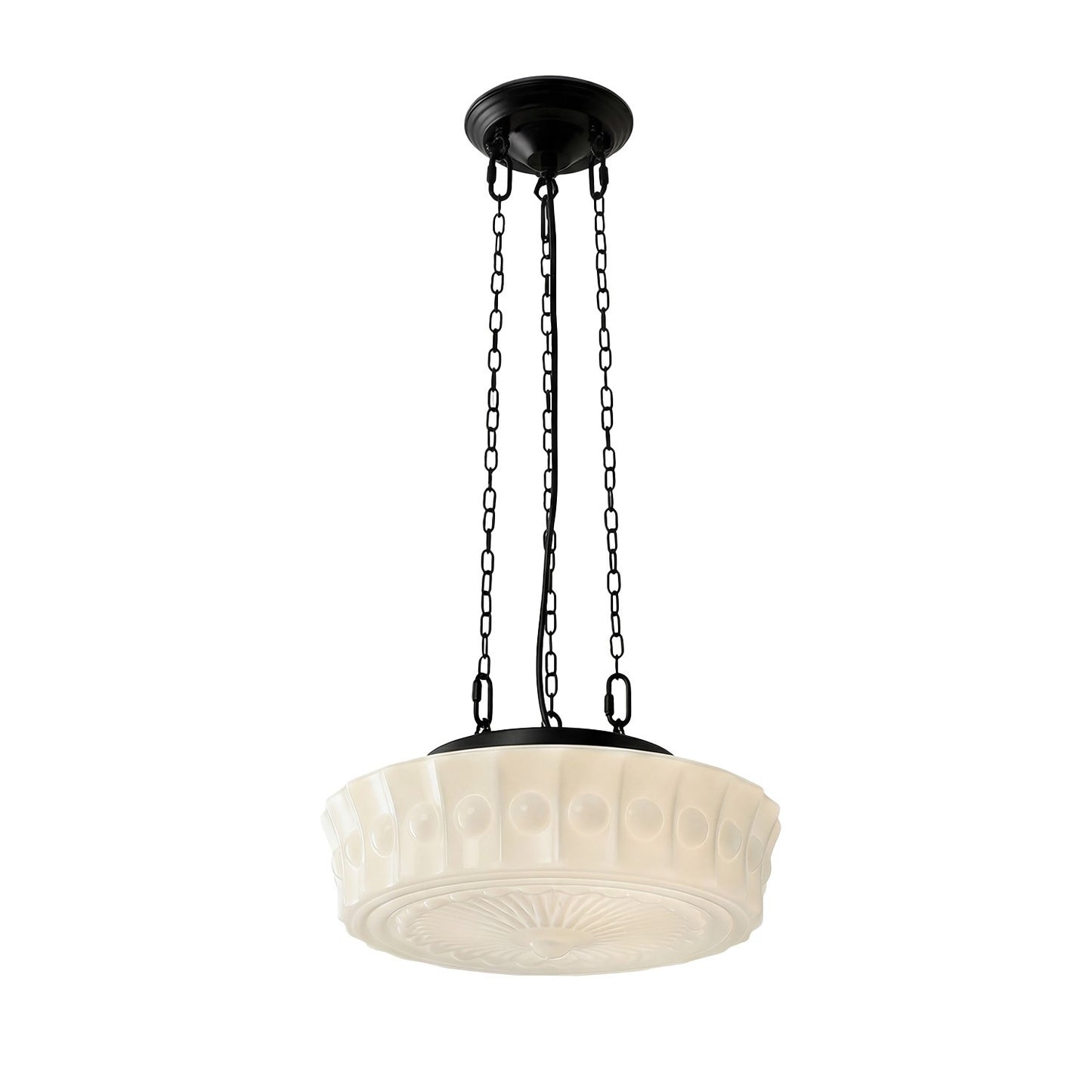 Jeevika Vintage Art Classic Round Personalized Pendant Light