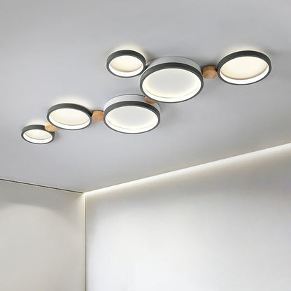 Phelith Modern Scandinavian Circle Ceiling Light