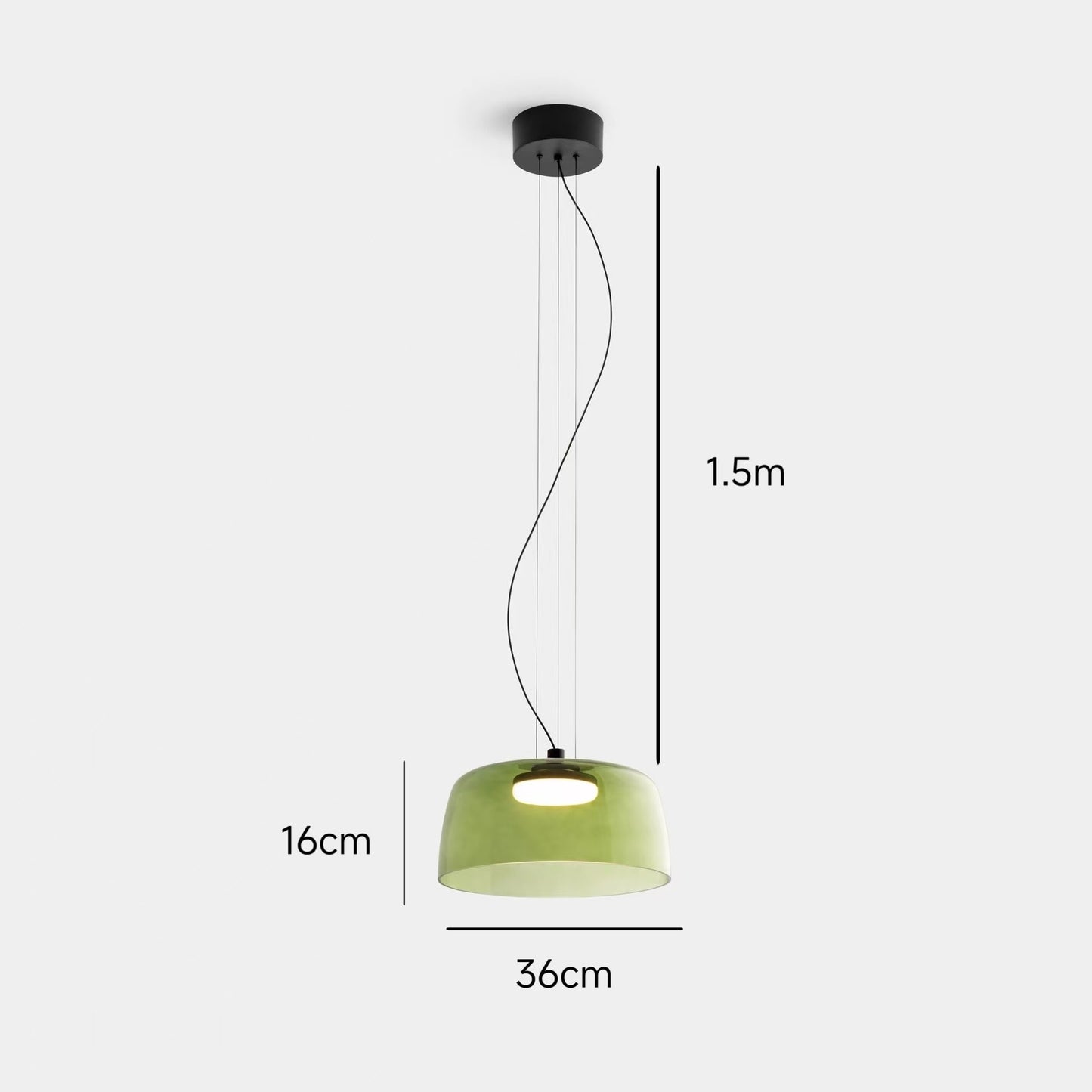Zaire Bowl Shaped Layer Stained Glass Pendant Light