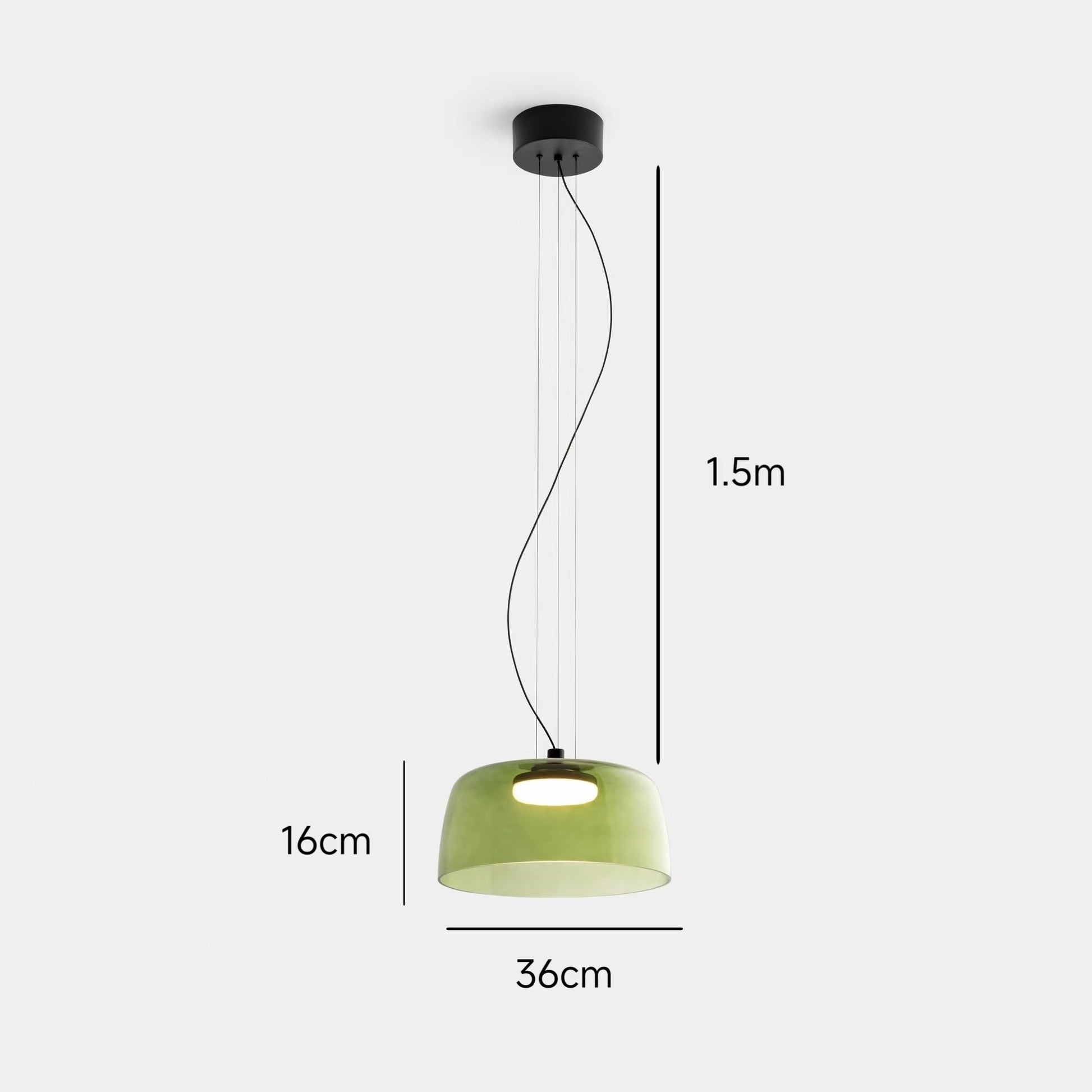 Zaire Bowl Shaped Layer Stained Glass Pendant Light