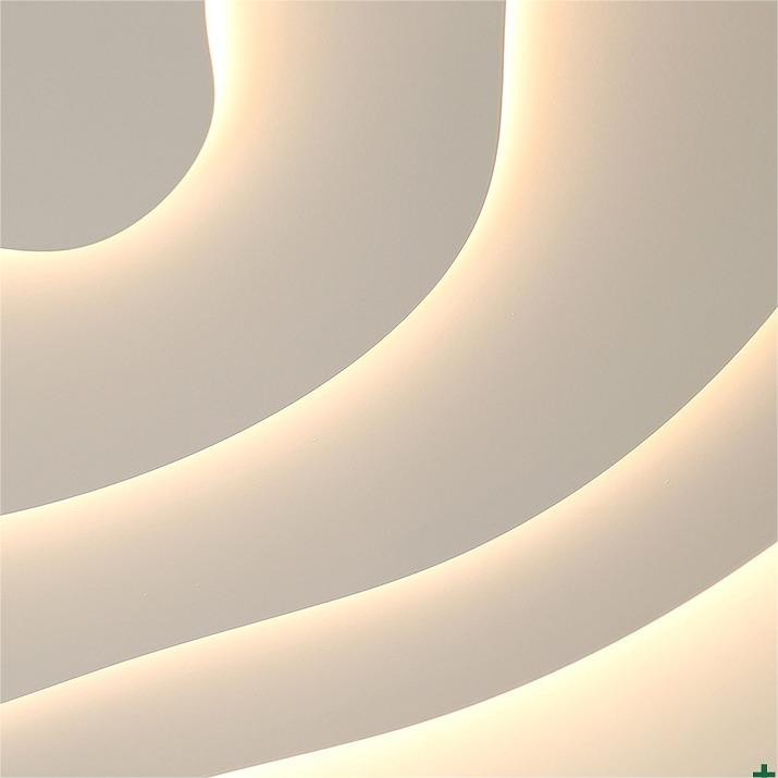 Hamer Minimalist Irregular Round Multilayer Ceiling Light