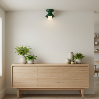 Lunavel Modern Ceramic Mount Ceiling Light Fixture