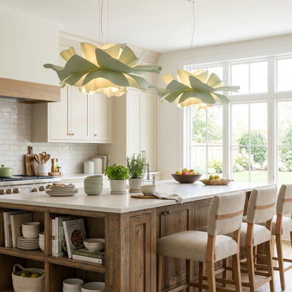 Lyronis White Flower Acrylic Pendant Light