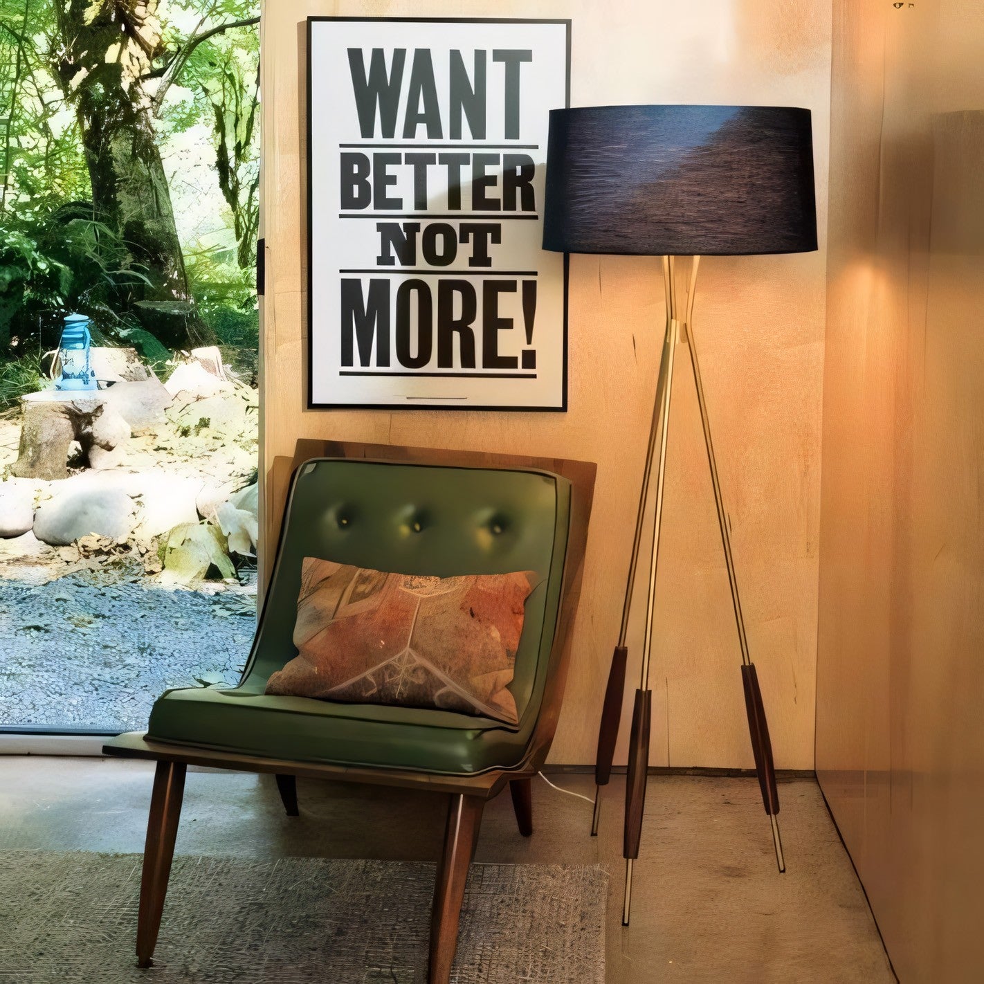 Kimaya Mulberry Floor Lamp