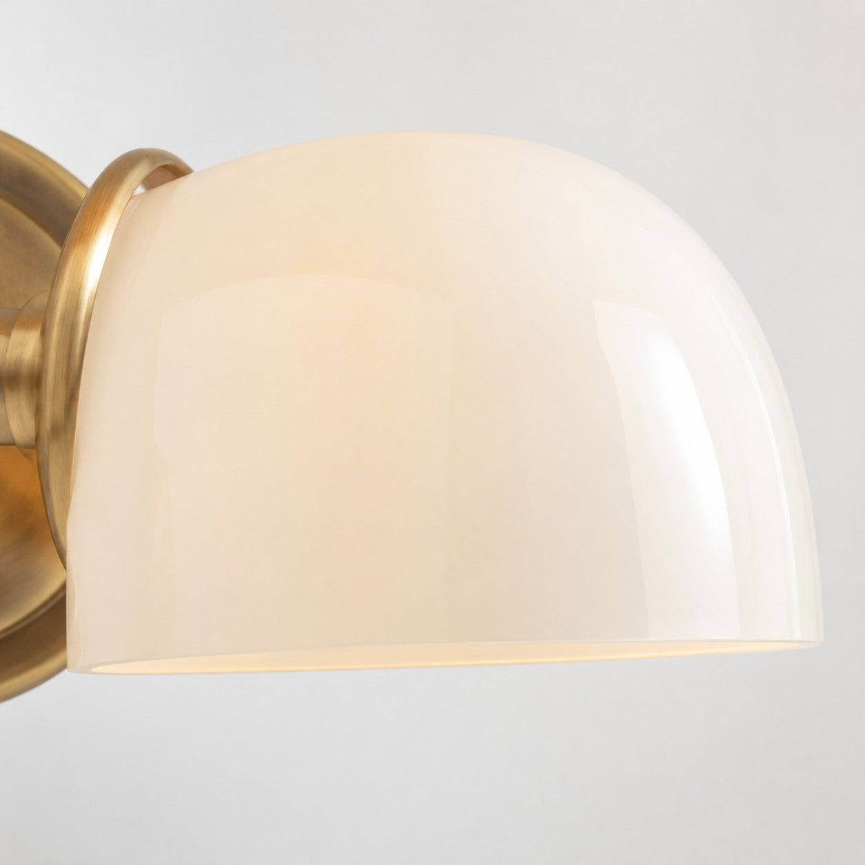 Valor Rustic Metal Double White Glass Wall Sconce